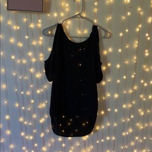 Blacktop open shoulder.